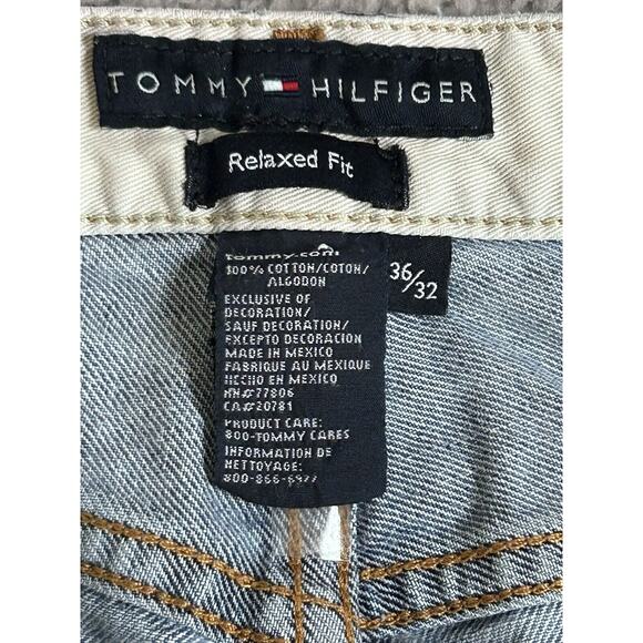 Tommy Hilfiger Jeans Men's 36x32 Relaxed Fit Baggy Straight Leg Skatercore 2006 - Picture 2 of 16
